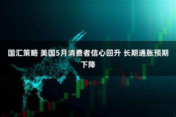 国汇策略 美国5月消费者信心回升 长期通胀预期下降